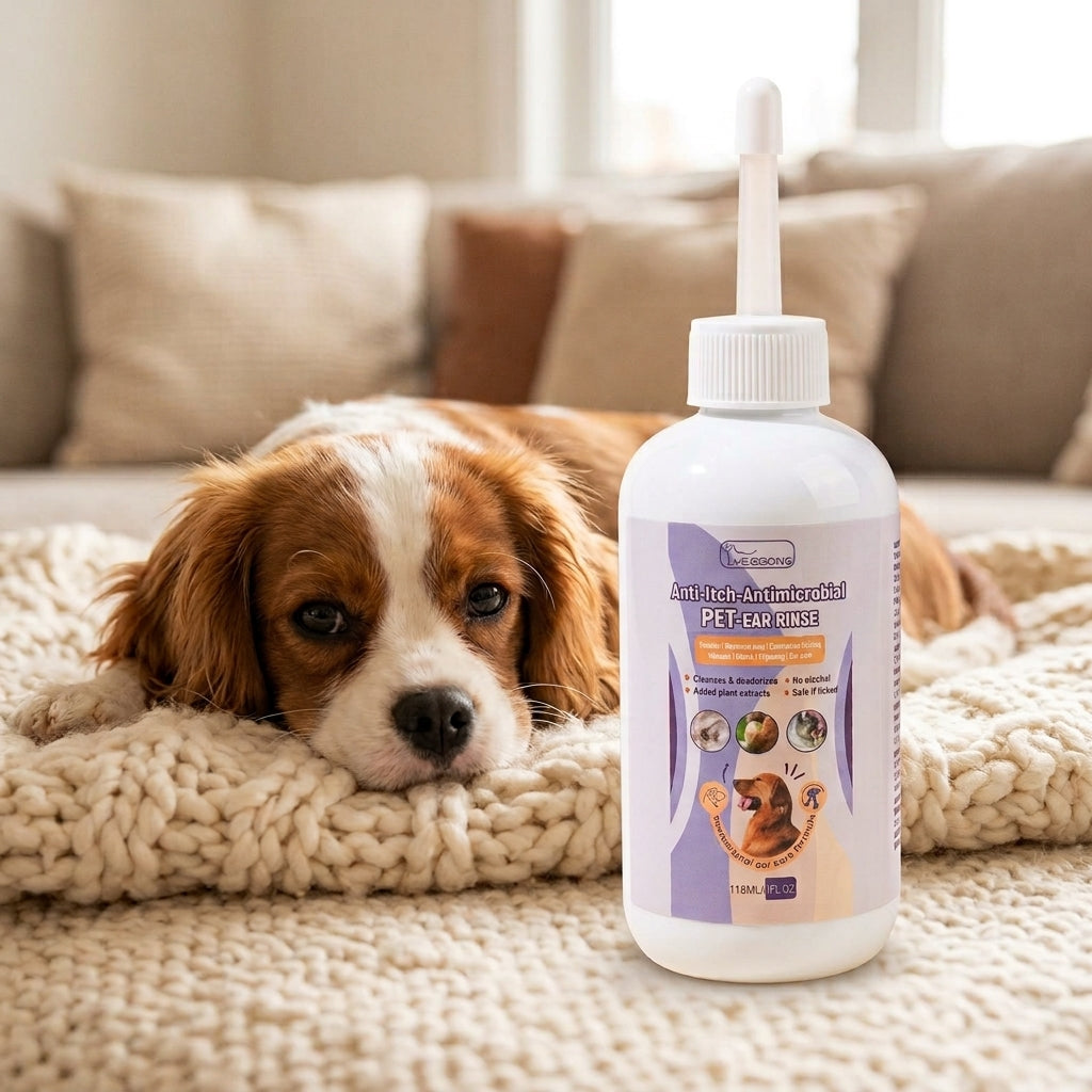 Pet Ear Rinse Cleaner lifestyle